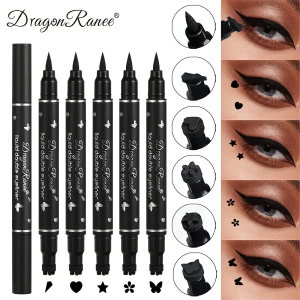 Double-Head Star Seal Eyeliner – Waterproof, Smudge-Proof, Easy Application