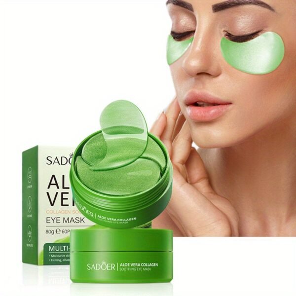 Hypoallergenic Aloe & Collagen Crystal Eye Mask - Firming Moisturizing Care for All Skin Types