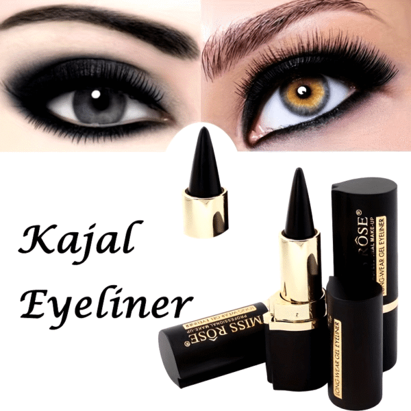 Matte Black Waterproof Eyeliner Balm – Smudge-Proof & Long-Lasting